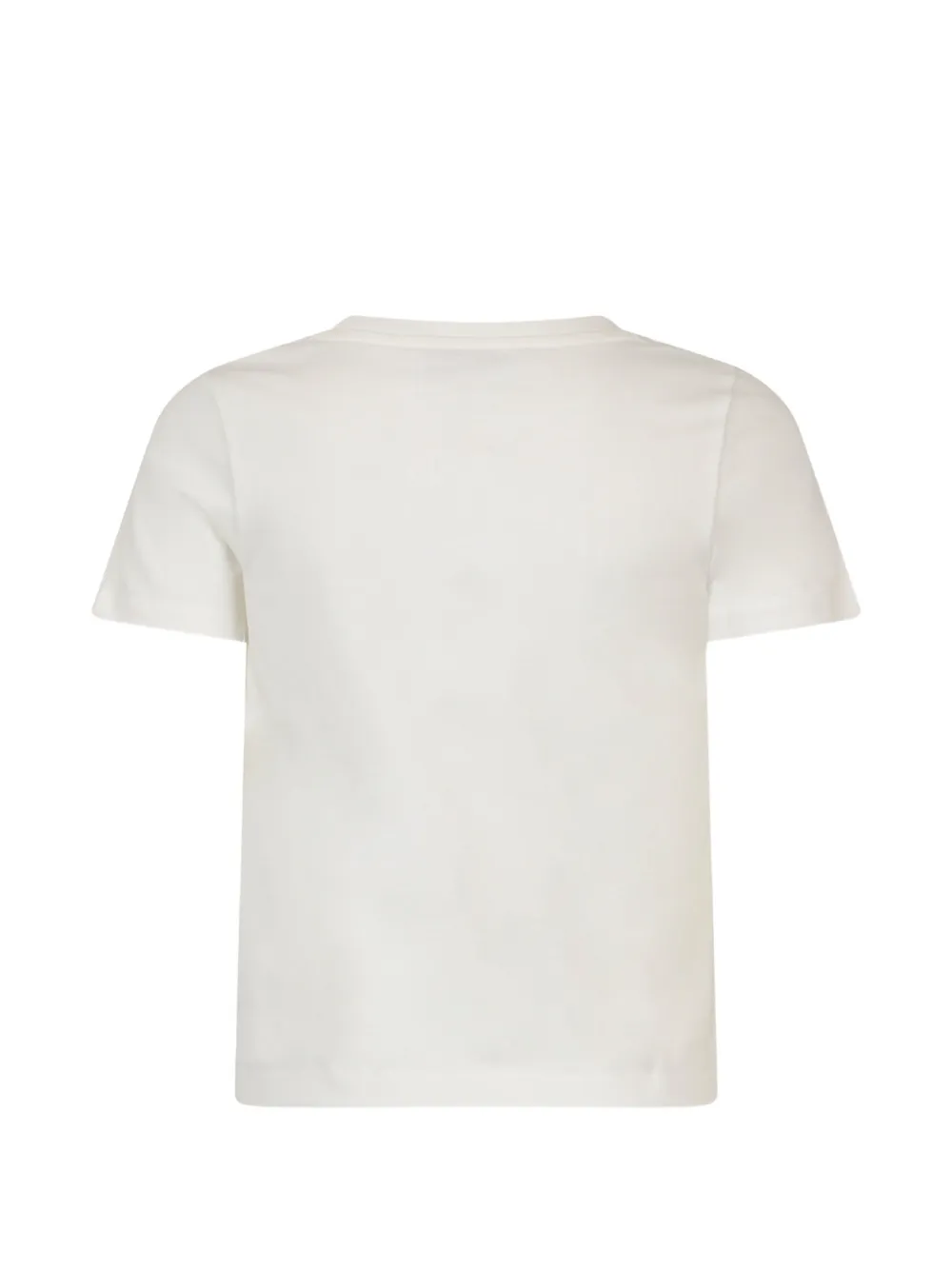 Roberto Cavalli Junior logo-embroidered T-shirt Beige