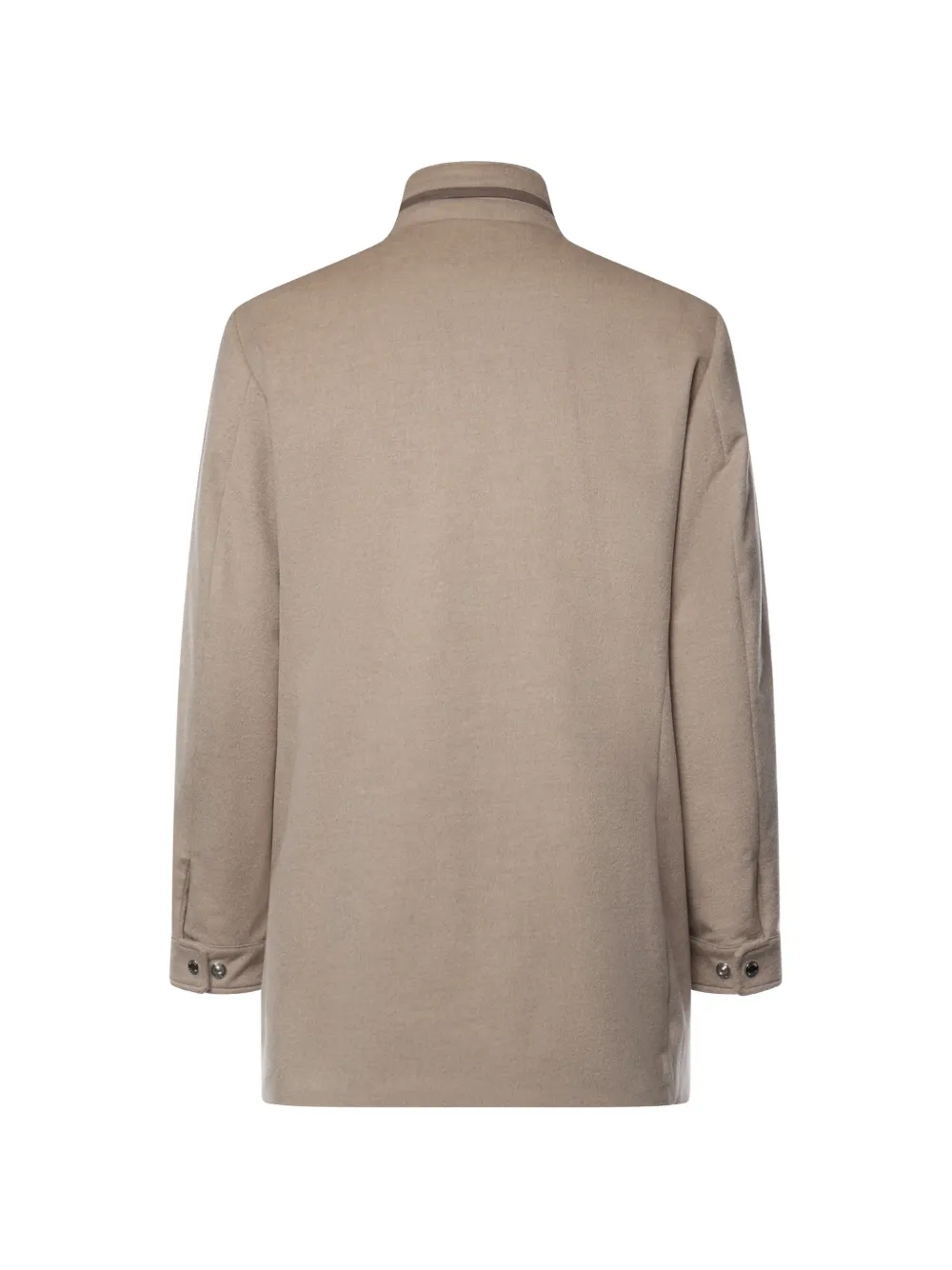 Moorer cashmere high-neck coat Beige