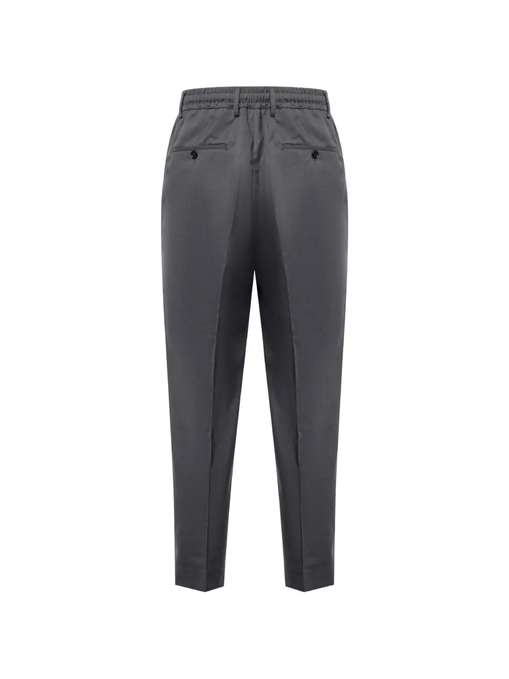 BE ABLE Dominique pleated trousers Grijs