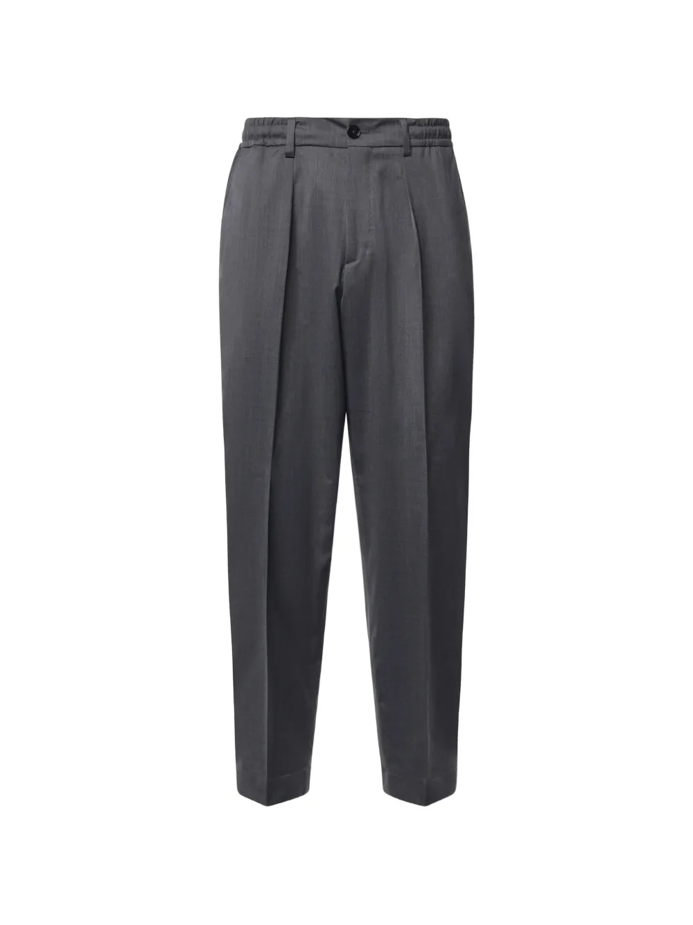 BE ABLE Dominique pleated trousers Grijs