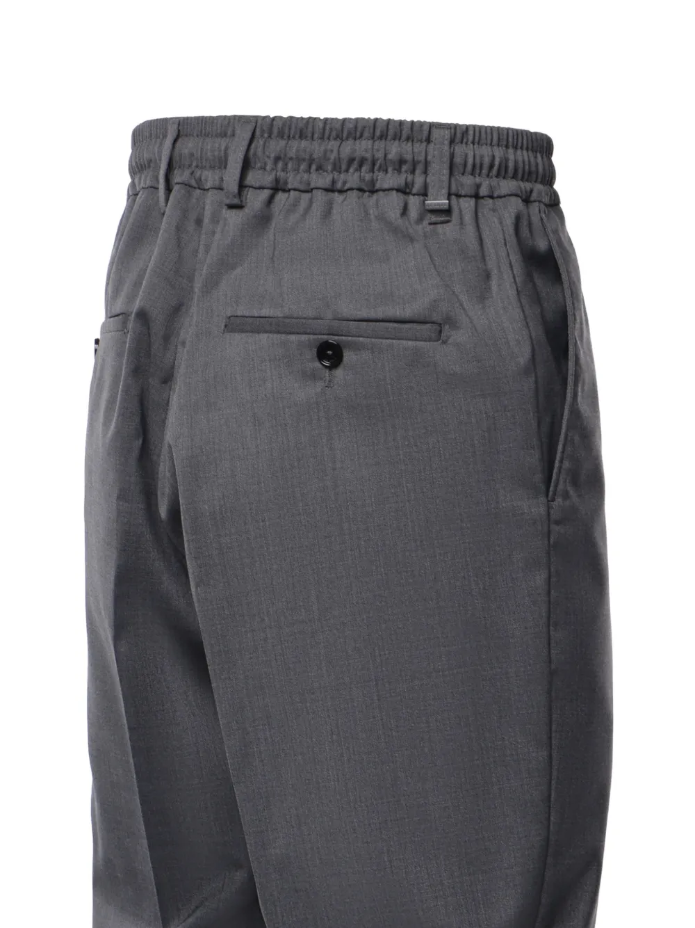BE ABLE Dominique pleated trousers Grijs