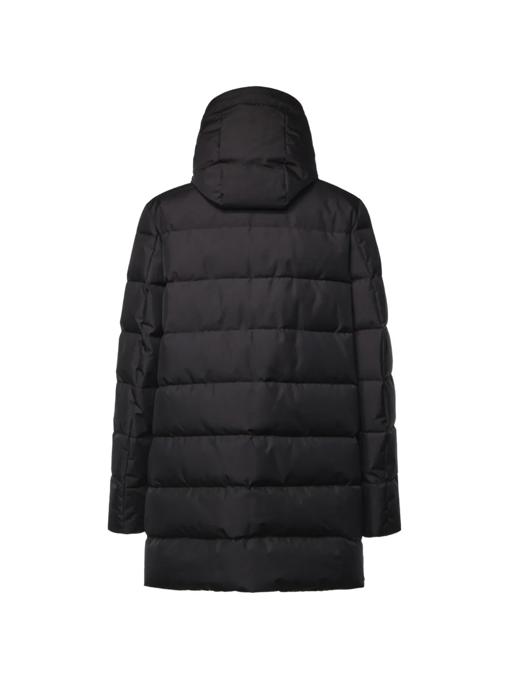 Moorer hooded padded coat Zwart