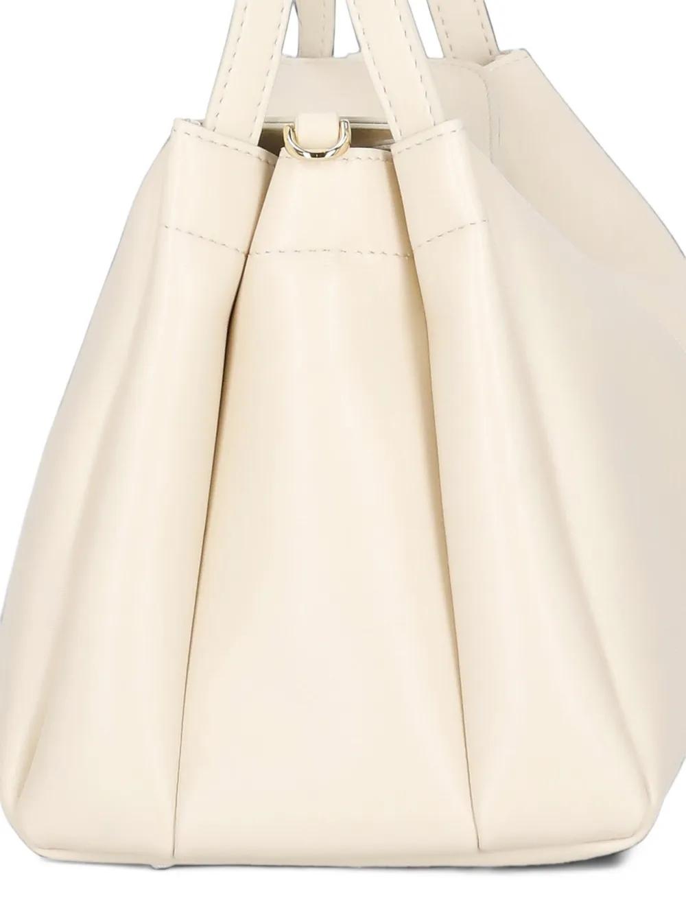 Themoirè Calipso magnetic-fastening shoulder bag Beige