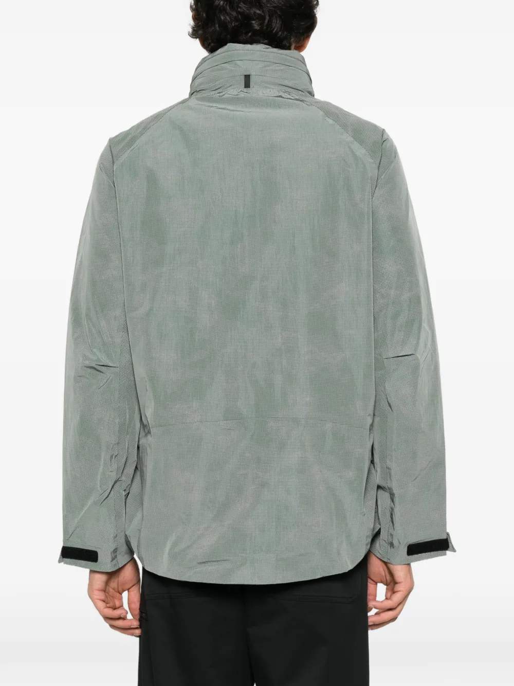 Oakley reflective camo shell windbreaker Groen