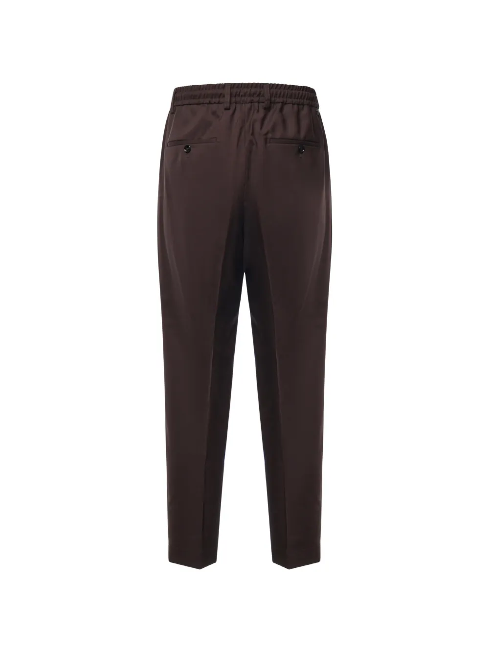 BE ABLE pleated elasticated-waistband trousers Bruin