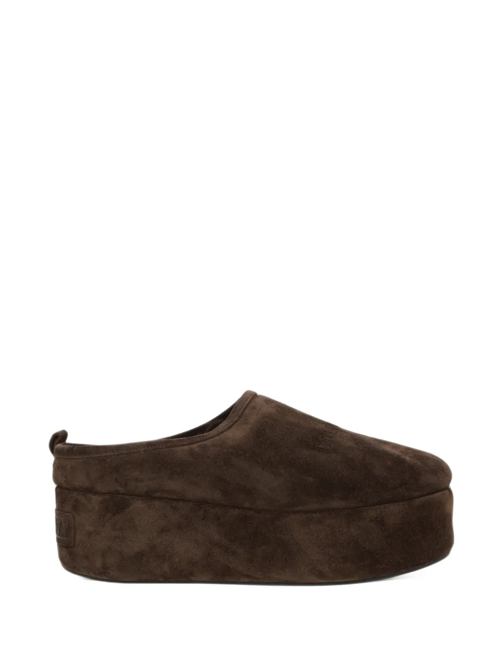 Balenciaga Alaska Soft Platform mules in light-espresso - Marrone