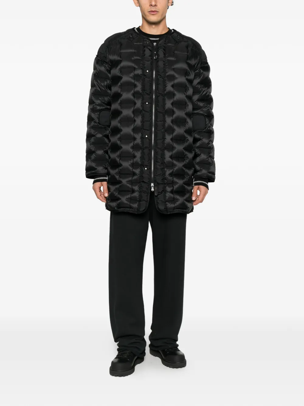 Oakley Latitude quilted padded coat Zwart