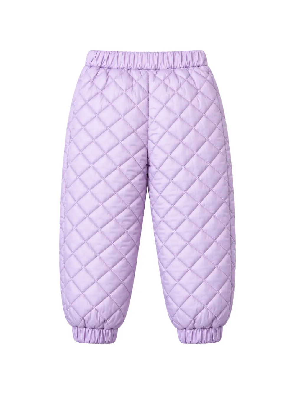 Il Gufo quilted-pattern trousers Paars