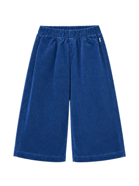 Il Gufo logo-patch corduroy trousers