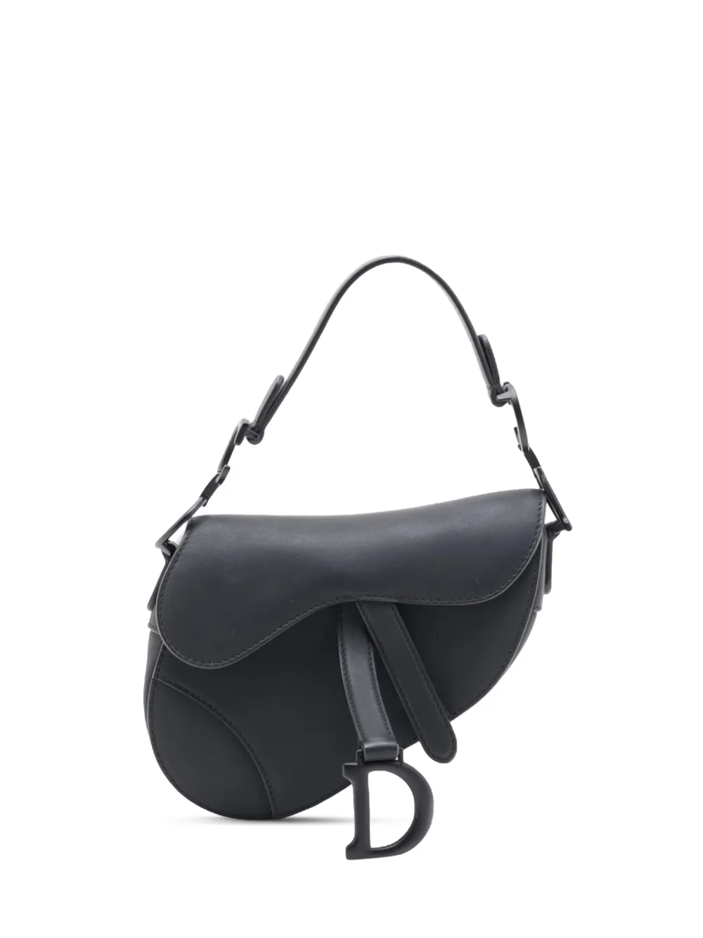 Christian Dior Pre-Owned 2015-2026 Smooth Calfskin Saddle Bag shoulder bag - Schwarz