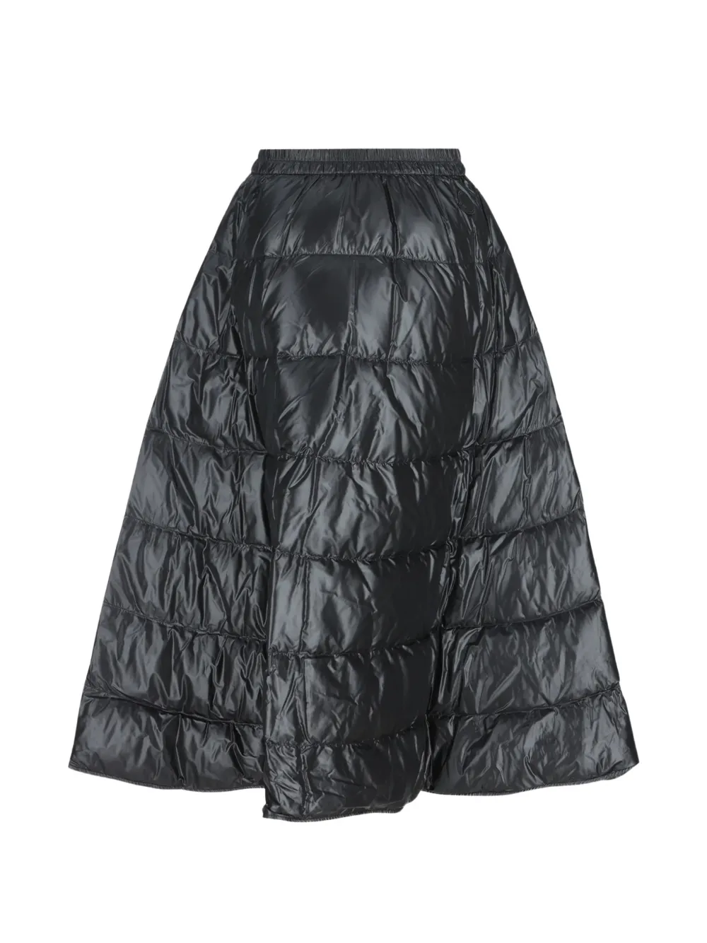 Moncler quilted flared skirt Zwart