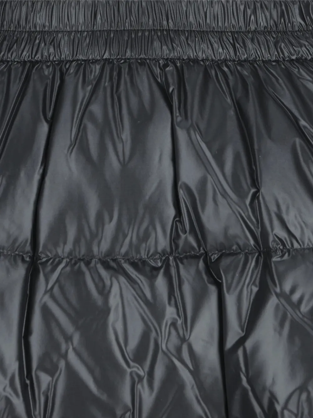 Moncler quilted flared skirt Zwart