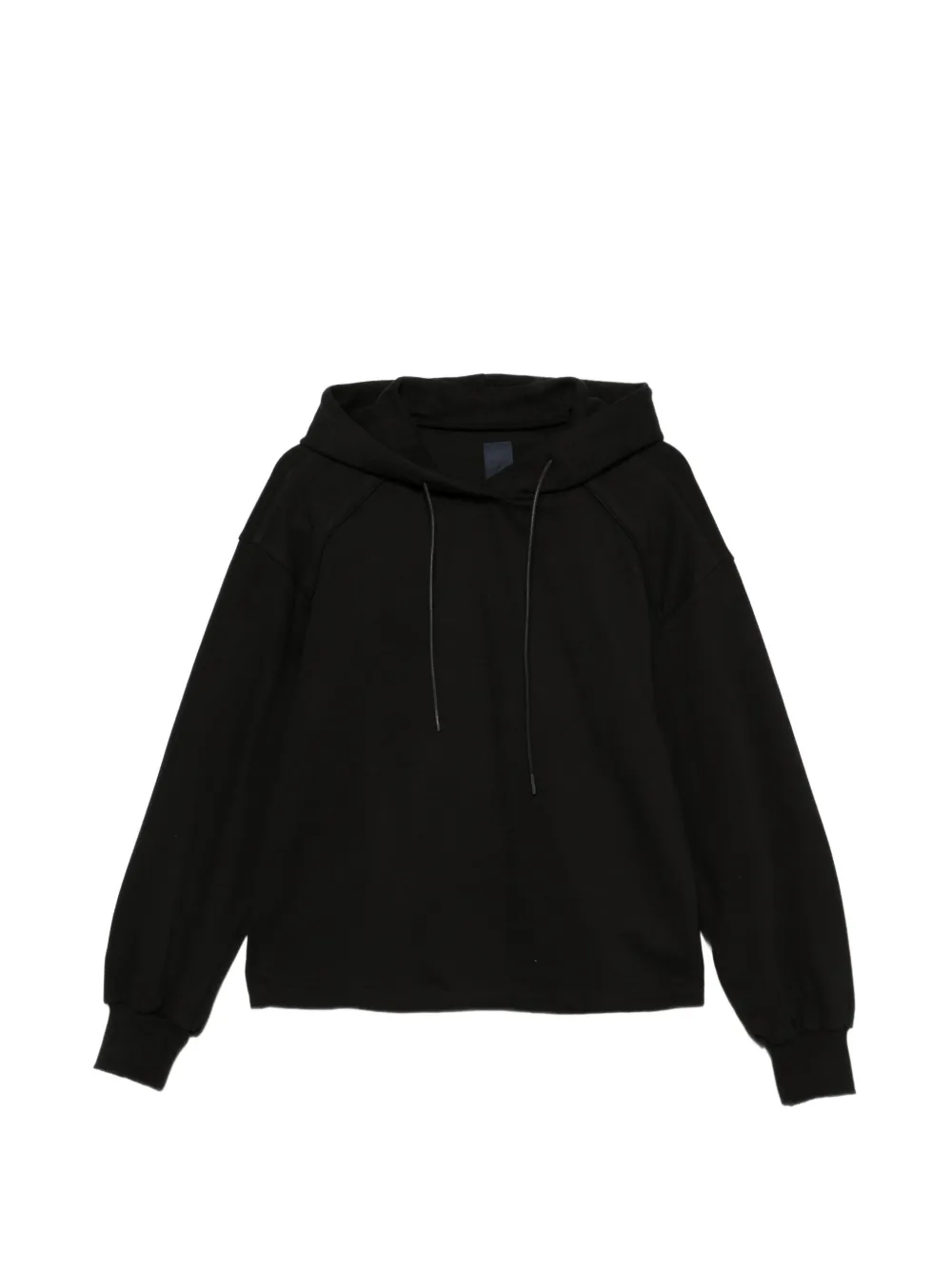 Juun.J floral-print drawstring hoodie - Nero