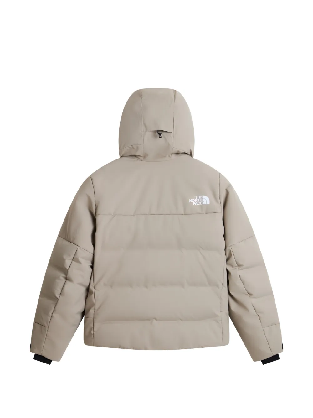 The North Face hooded quilted jacket Beige