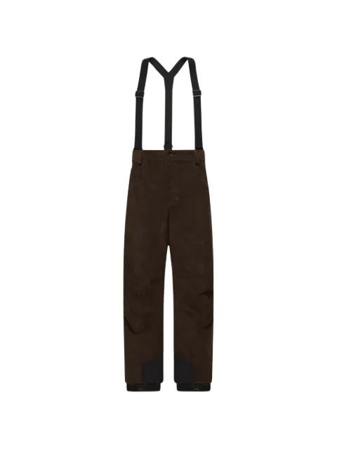 Moncler Grenoble corduroy braces ski pants