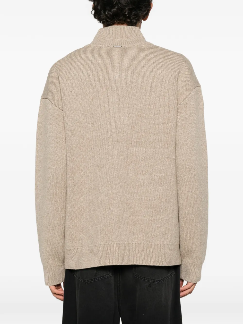 Juun.J Vest met geborduurd logo Beige