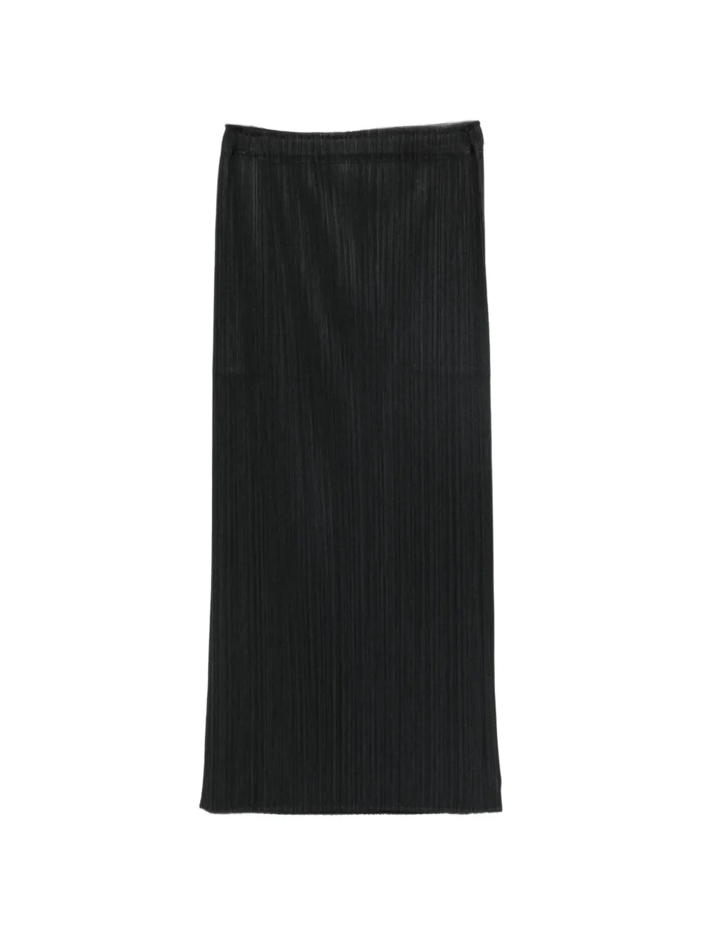 Pleats Please Issey Miyake pleated midi skirt - Nero