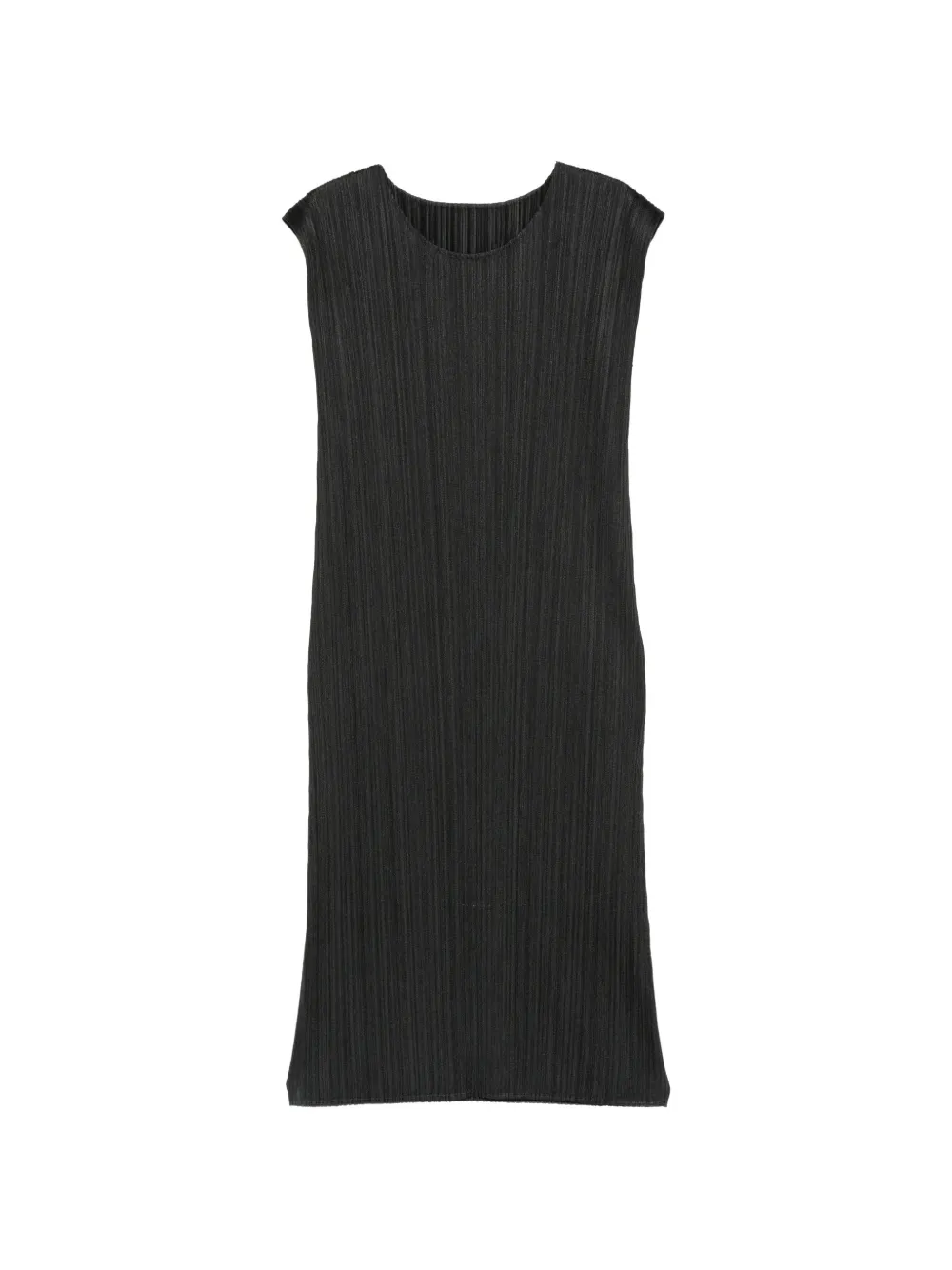 Pleats Please Issey Miyake Pleats Please sleeveless midi dress Zwart