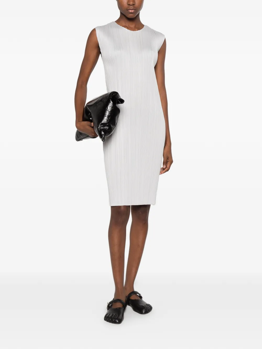 Pleats Please Issey Miyake Pleats Please midi dress Grijs