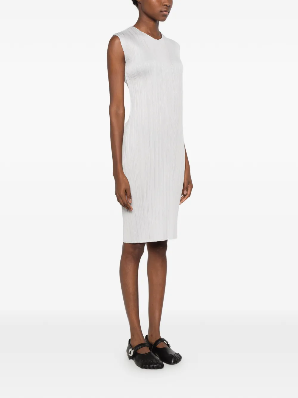 Pleats Please Issey Miyake Pleats Please midi dress Grijs