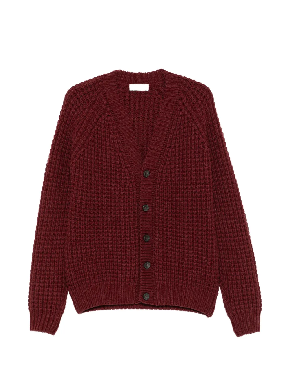 LUIGI GENTILE V-neck cardigan - Rosso