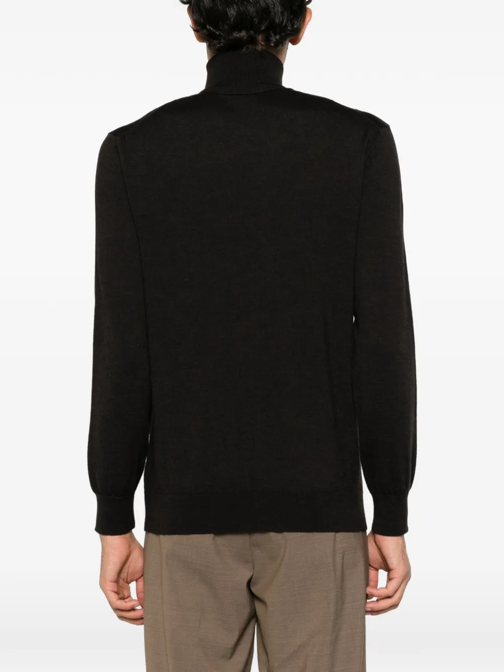 Diana Studio roll-neck knitted sweater Bruin