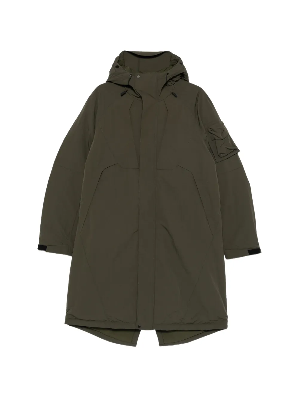 JG1 hooded padded parka - Verde