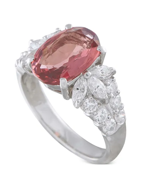 LB Exclusive anillo con detalle de espinela en el centro