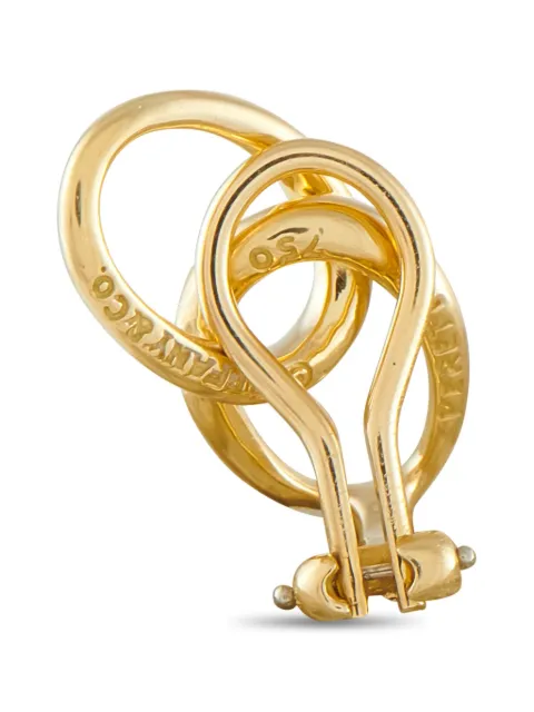Tiffany & Co. Pre-Owned Peretti interlocking oval earrings