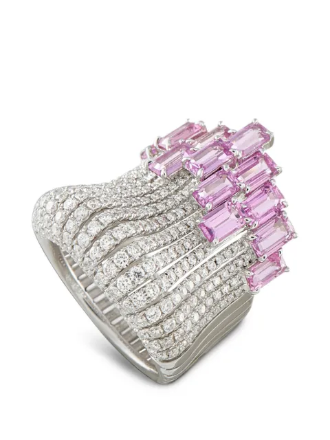 LB Exclusive pink sapphire and diamond ring