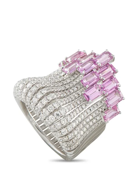 LB Exclusive pink sapphire and diamond ring