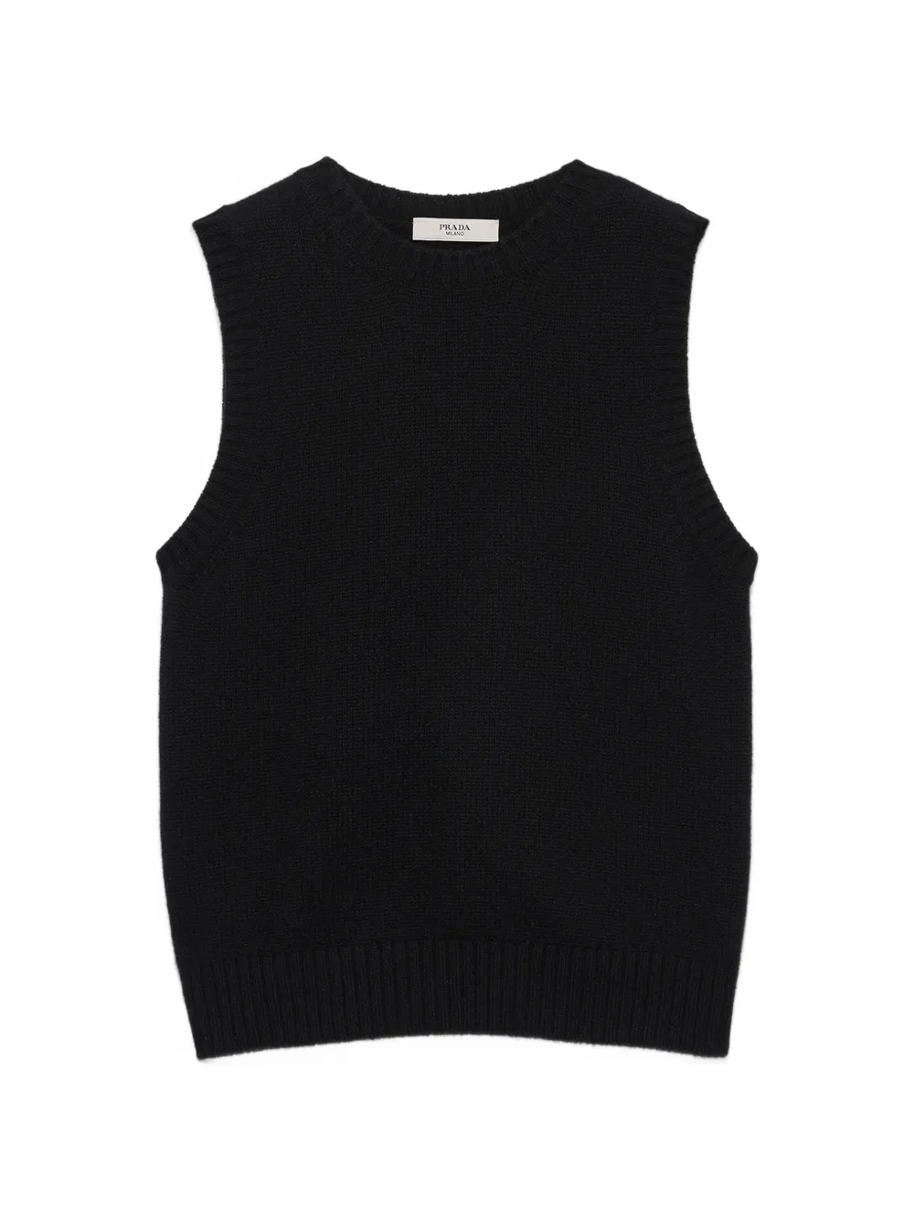Prada cashmere top Zwart