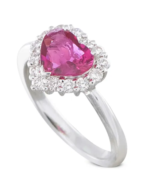 LB Exclusive heart-shaped ruby ring
