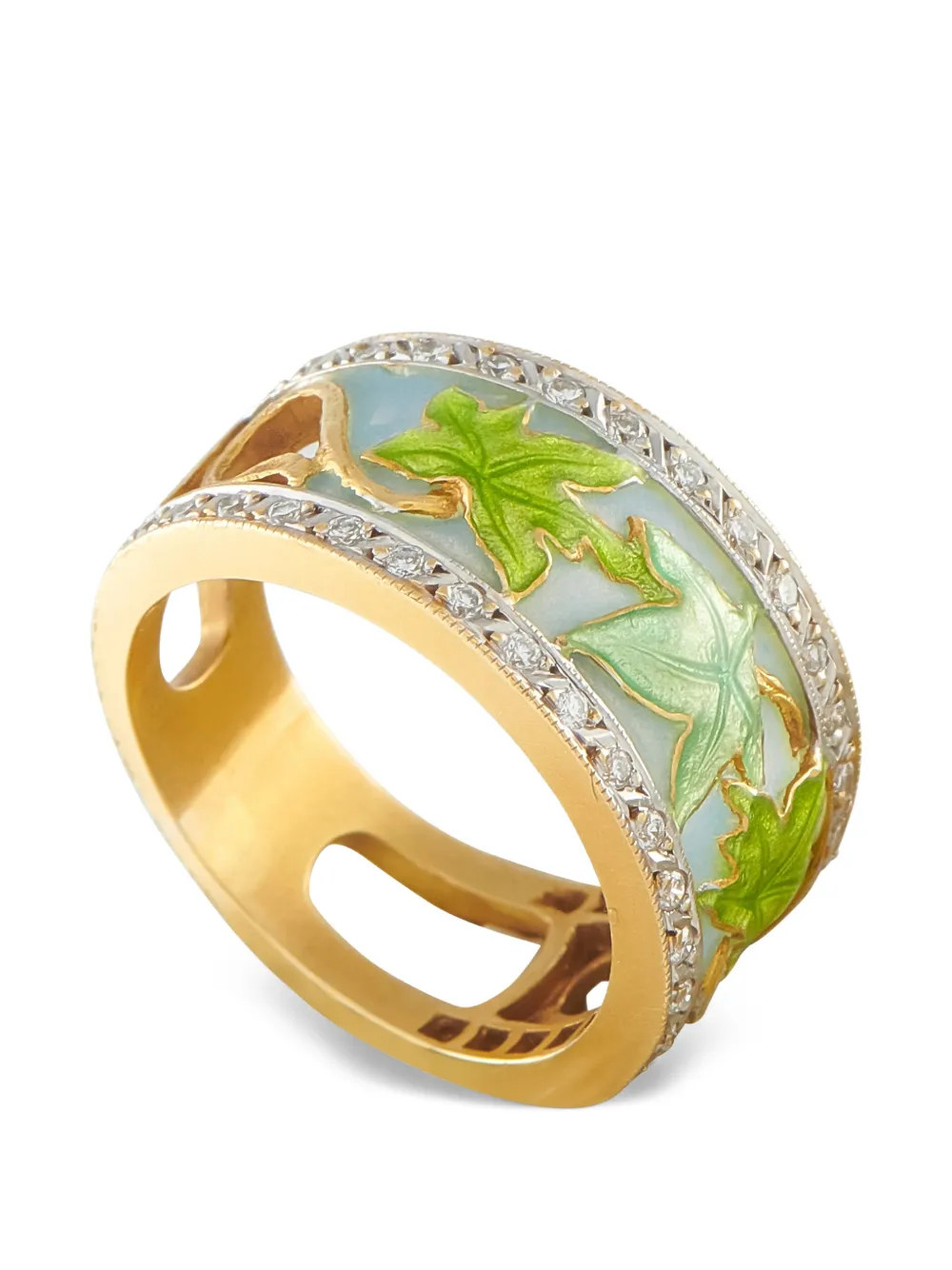 Masriera Spring Leaves diamond ring - Oro