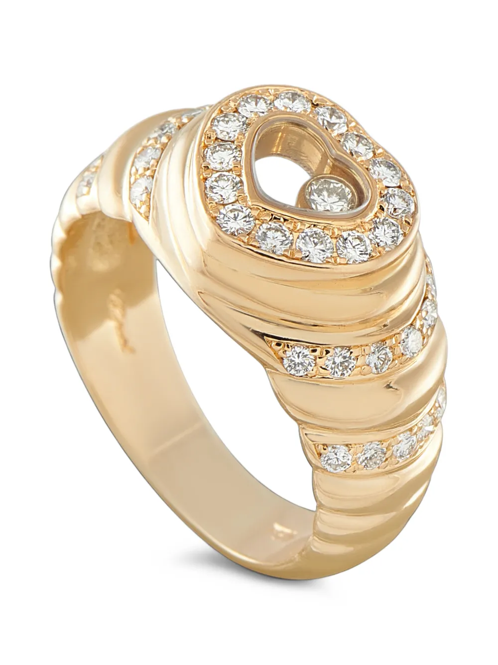 Chopard Pre-Owned Happy Diamonds diamond ring - Gold