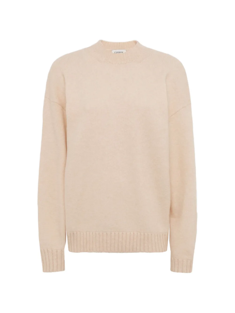 Laneus crew-neck drop-shoulder sweater Beige