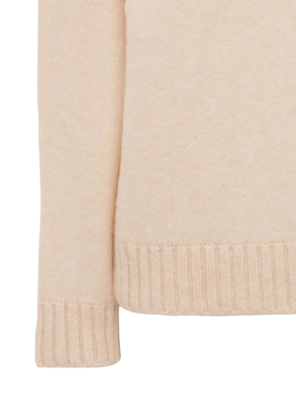 Laneus crew-neck drop-shoulder sweater Beige