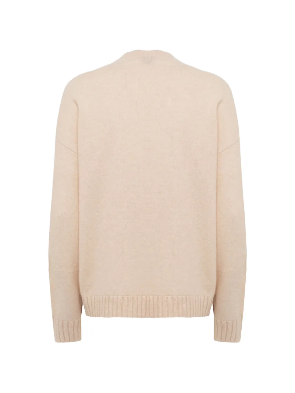 Laneus crew-neck drop-shoulder sweater Beige