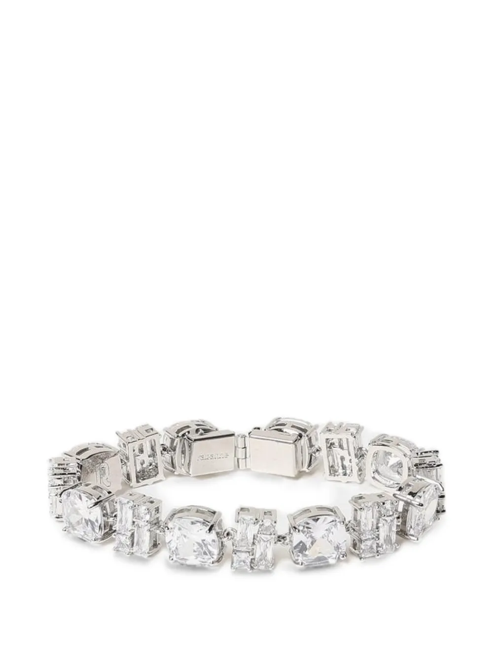 Rabanne crystal-embellished bracelet - Argento