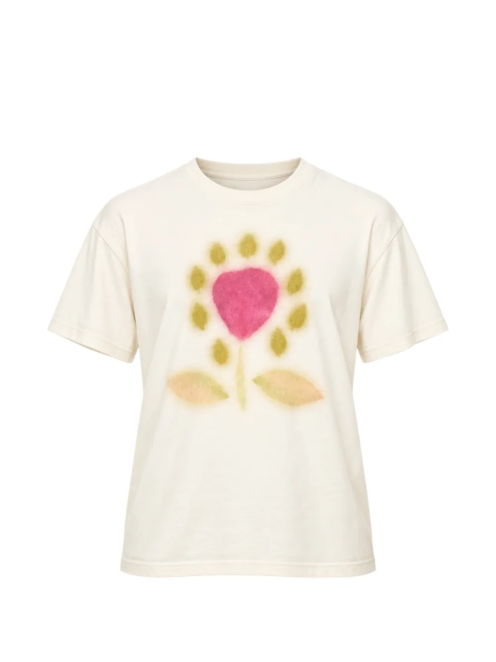 BLUEMARBLE Hazy Leaf Flower T-shirt - Tons neutres BLUEMARBLE Hazy Leaf Flower T-shirt - Tons neutres