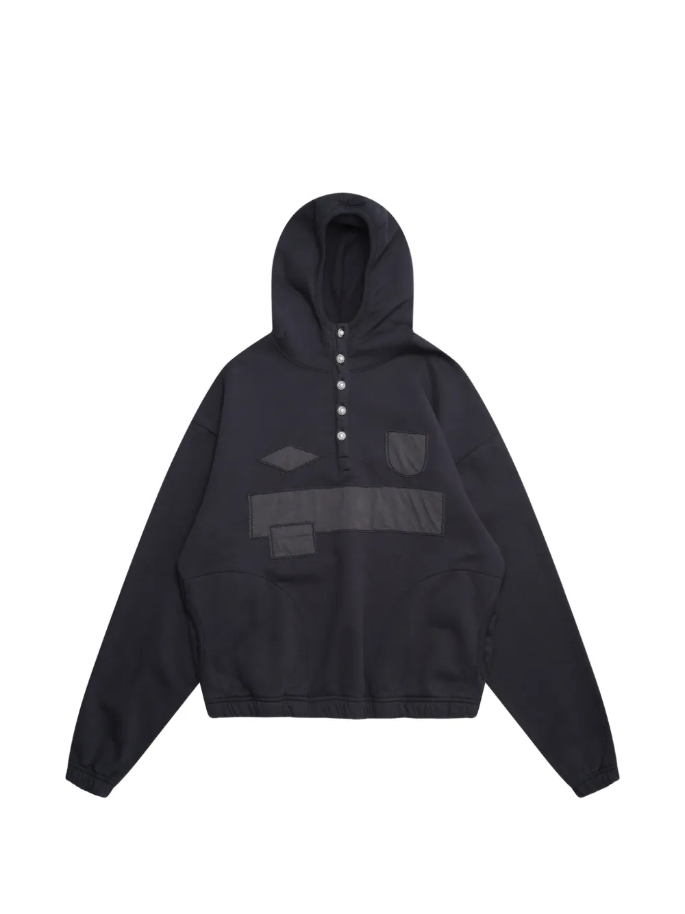 UMBRO x Slam Jam Censored Pearls patch-detail hoodie Zwart