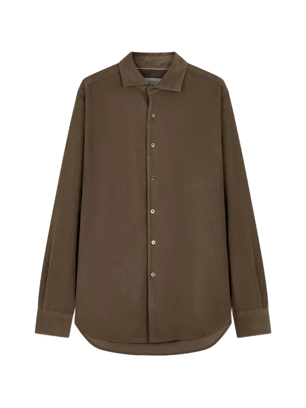 Canali long-sleeve shirt Bruin