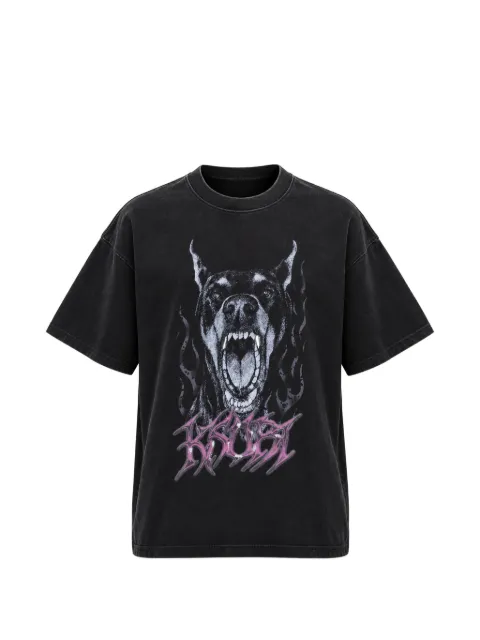 Ksubi K9 Ekcess graphic-print faded-finish T-shirt