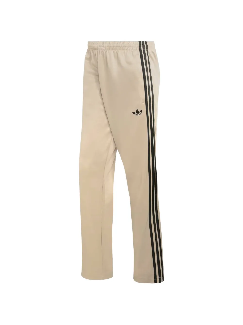 adidas logo-embroidered Trefoil track pants Beige