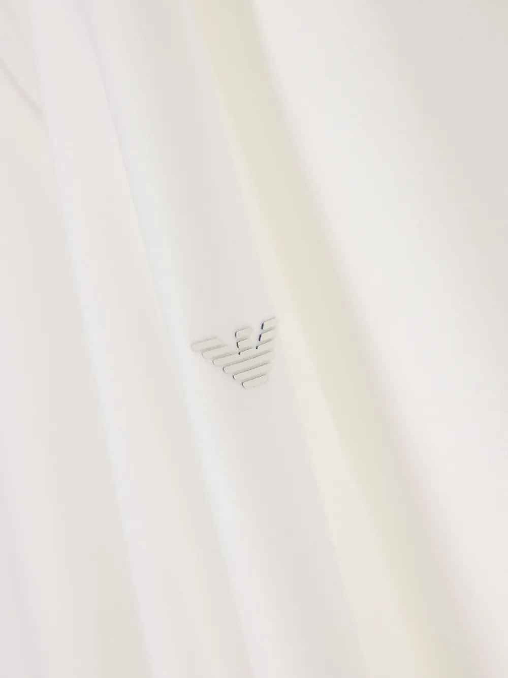 Emporio Armani travel-essential lyocell-blend jersey polo shirt Wit