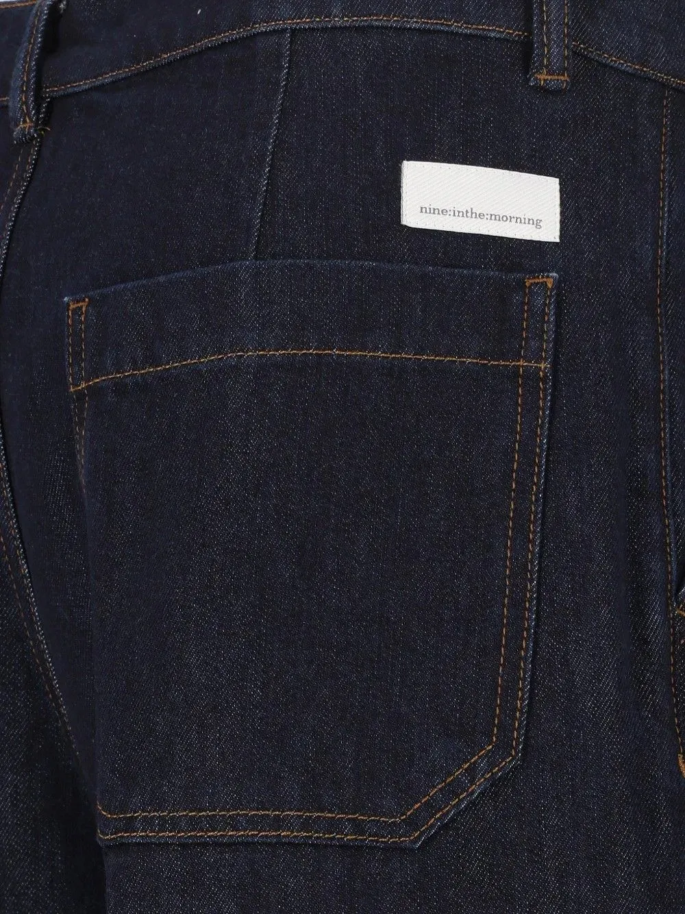 Nine In The Morning pressed-crease jeans Blauw