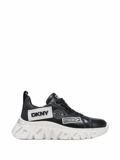 DKNY Lexie logo-plaque sneakers