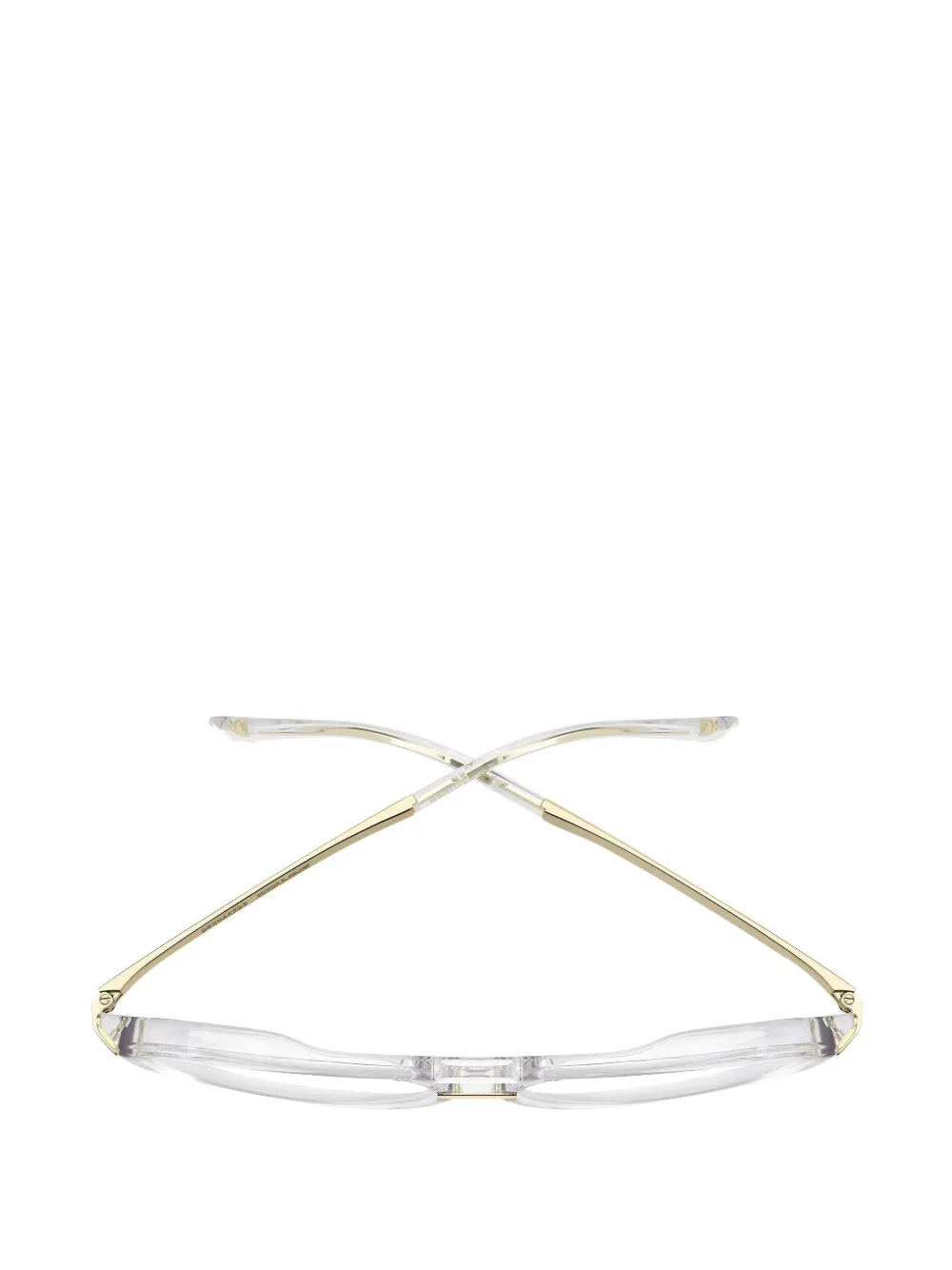 DSQUARED2 EYEWEAR geometric-frame glasses Beige