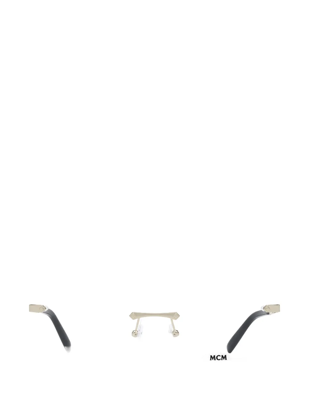 Mcm Rimless Cat-eye Glasses In Neutral
