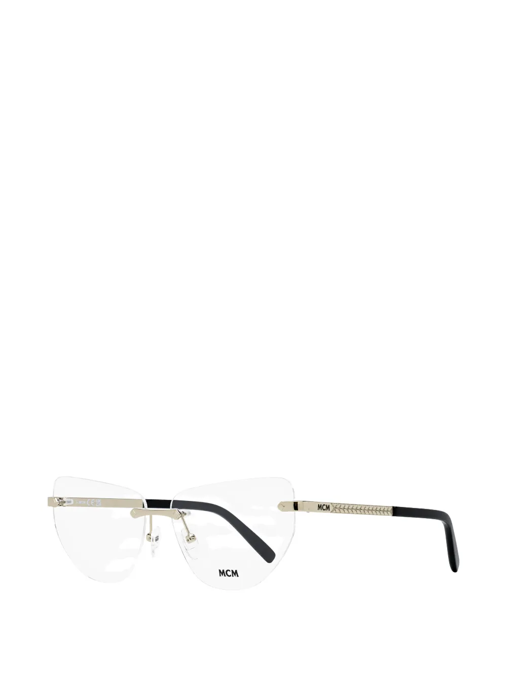 MCM rimless cat-eye glasses Goud
